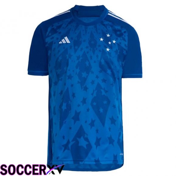 Cruzeiro EC Soccer Jersey Home Blue 2024/2025