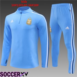 Argentina Kids Training Tracksuit Suit Blue 2024/2025