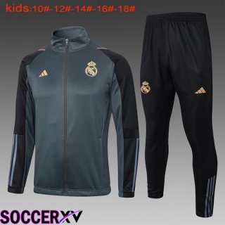 Real Madrid Kids Training Jacket SuitBlack 2024/2025