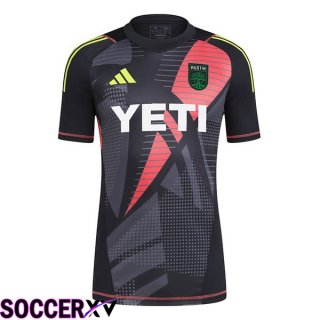 Austin FC Goalkeeper Soccer Jersey Black 2024/2025