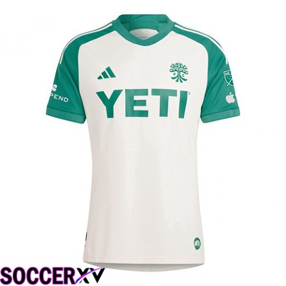 Austin FC Soccer Jersey Away White 2024/2025