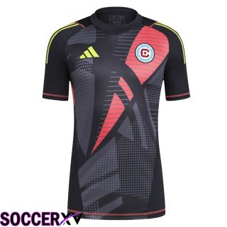 Chicago Fire FC Goalkeeper Soccer Jersey Black 2024/2025