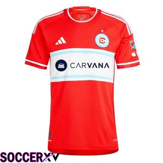 Chicago Fire FC Soccer Jersey Home Red 2024/2025