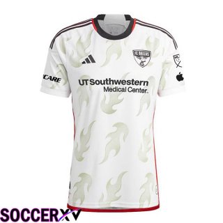 FC Dallas Soccer Jersey Away White 2024/2025