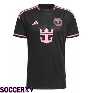 Inter Miami CF Soccer Jersey Away Black 2024/2025