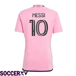 Inter Miami CF (MESSI 10) Soccer Jersey Home Pink 2024/2025