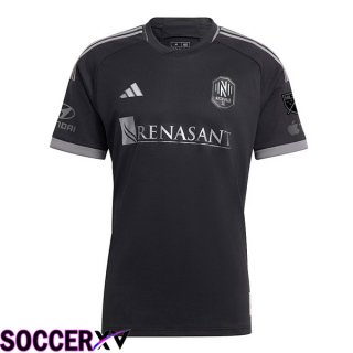 Nashville SC Soccer Jersey Away Black 2024/2025