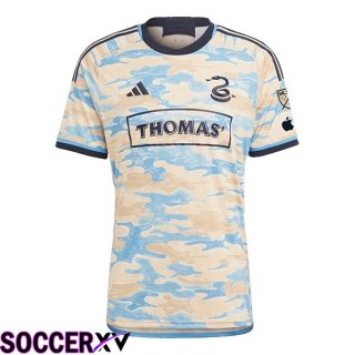 Philadelphia Union Soccer Jersey Away Yellow White 2024/2025