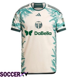 Portland Timbers Soccer Jersey Away White 2024/2025