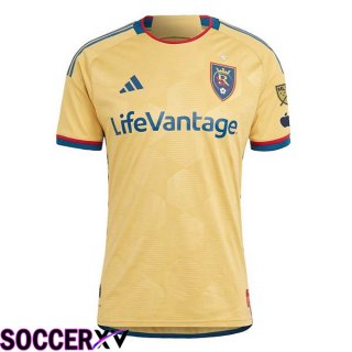 Real Salt Lake Soccer Jersey Away Blue Yellow 2024/2025