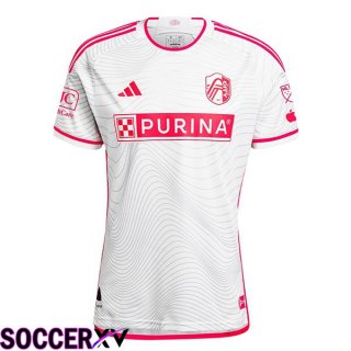 St.Louis City FC Soccer Jersey Away White 2024/2025