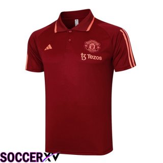 Manchester United Soccer Polo Red 2024/2025