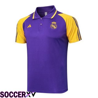 Real Madrid Soccer Polo Purple 2024/2025