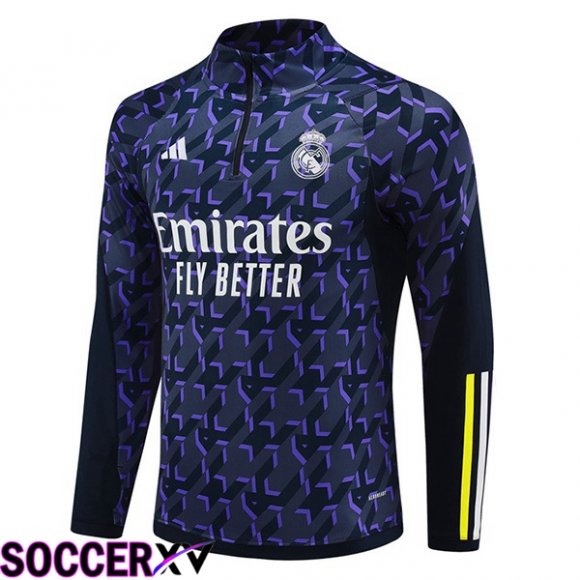 Real Madrid Training Sweatshirt Blue Royal 2024/2025