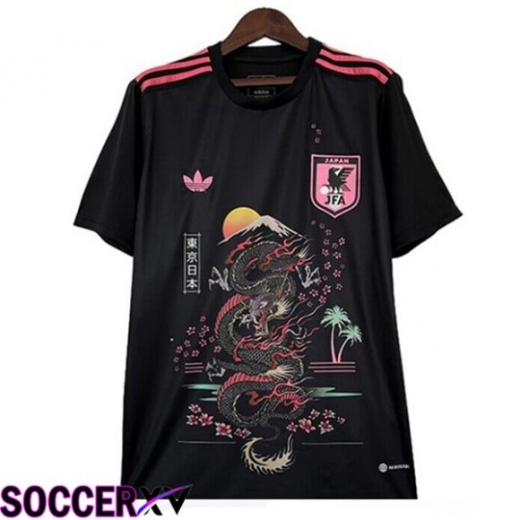 Japan Training T Shirt Black 2024/2025