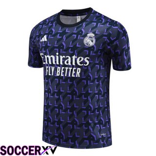 Real Madrid Training T Shirt Blue Royal 2024/2025