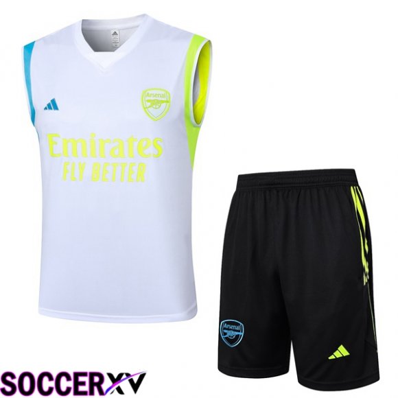 Arsenal Soccer vest + Shorts White 2024/2025