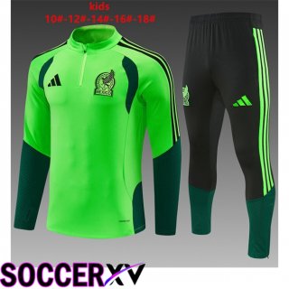 Mexico Kids kit Training Tracksuit Green 2026/2027