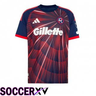 New England Revolution Home Soccer Jersey Red Blue 2026/2027