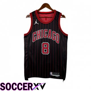 NBA Chicago Bulls (Zach LaVine 8)Jersey Black 2025/2026