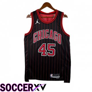 NBA Chicago Bulls (Michael Jordan 45)Jersey Black 2025/2026