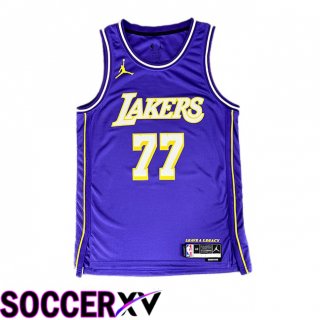 NBA Los Angeles Lakers (Luka Dončić 77)Jersey Purple 2025/2026