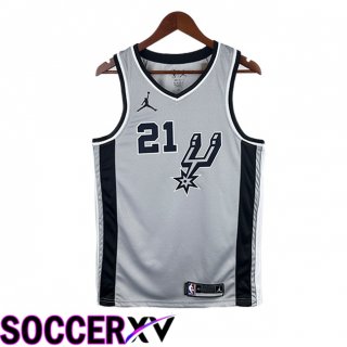 NBA San Antonio Spurs (Tim Duncan 21)Jersey Retro Grey 2020/2021