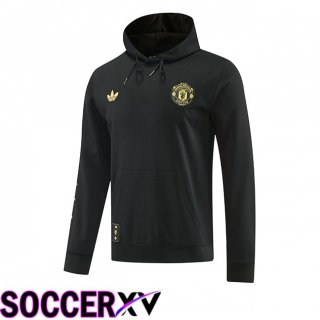 Manchester United Training Sweatshirt Hoodie Black 2026/2027