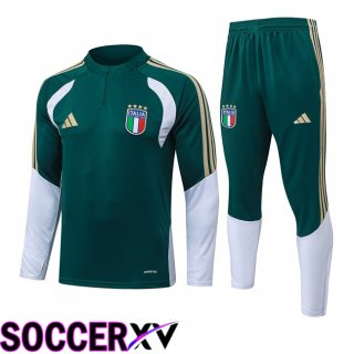 Italy kit Training Tracksuit Green 2026/2027