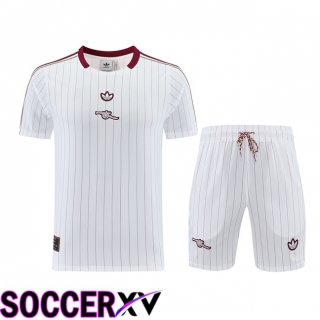 Arsenal kit Training T Shirt + Shorts White 2026/2027