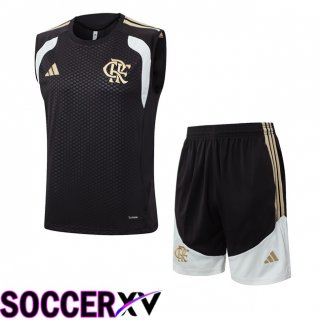 Flamengo Soccer Vest + Shorts Black 2026/2027