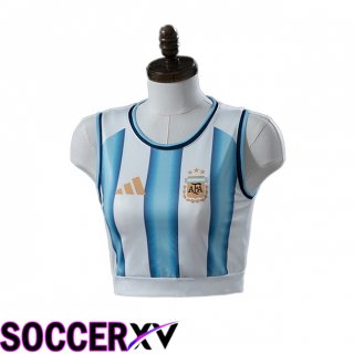 Argentina Court Women Home Soccer Jersey Blue White 2026/2027