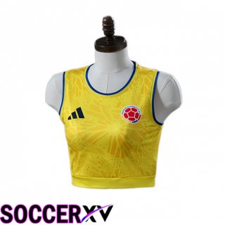Colombia Court Women Home Soccer Jersey Yellow 2026/2027