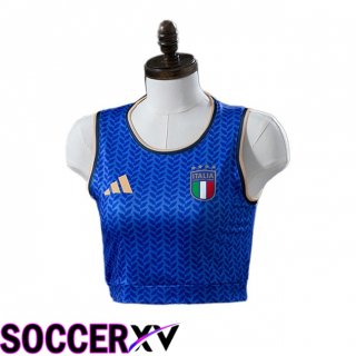 Italy Court Women Home Soccer Jersey Blue 2026/2027