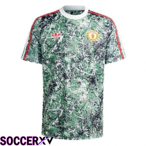 Manchester United Soccer Jersey Stone Green 2023/2024