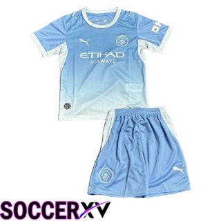 Manchester City Kids Home Soccer Jersey 2026/2027