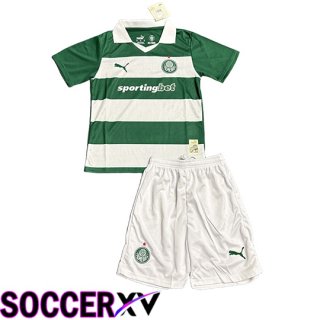 Palmeiras Kids Soccer Jersey Special Edition Green/White 2026/2027