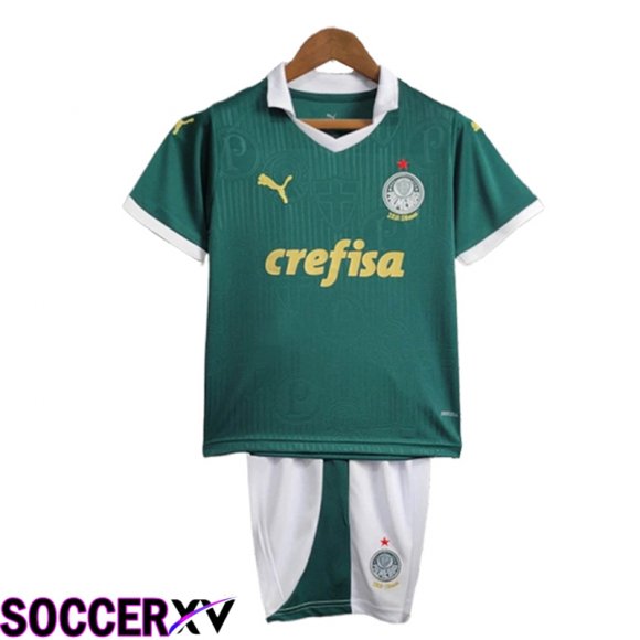 Palmeiras Kids Soccer Jersey Home 2024/2025