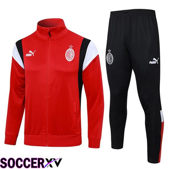 AC Milan Training Jacket Suit Red 2023/2024