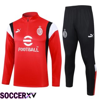 AC Milan Training Tracksuit Suit Red 2023/2024