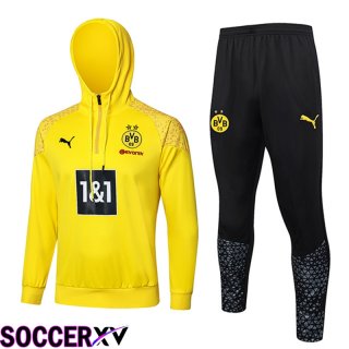 Dortmund Training Tracksuit Hoodie Yellow/Black 2024/2025