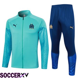 Marseille Training Jacket Suit Light Blue 2023/2024