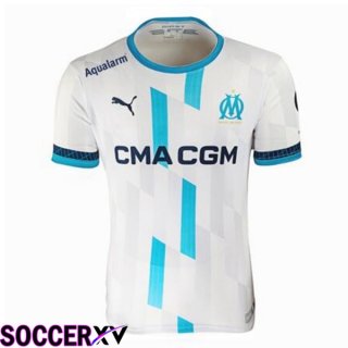 Marseille OM Soccer Jersey Esport White Blue 2023/2024