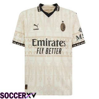 AC Milan Soccer Jersey Fourth Yellow 2023/2024