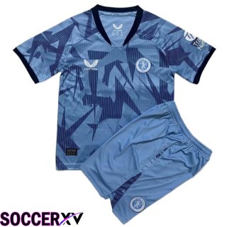 Aston Villa Kids Soccer Jersey Third 2023/2024