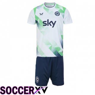 Ireland Kids Away Soccer Jersey White 2026/2027