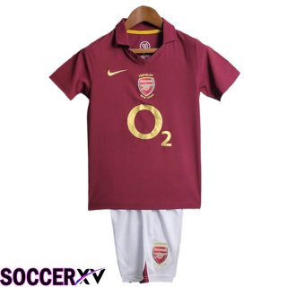 Arsenal Retro Kids Soccer Jersey Home 2005/2006