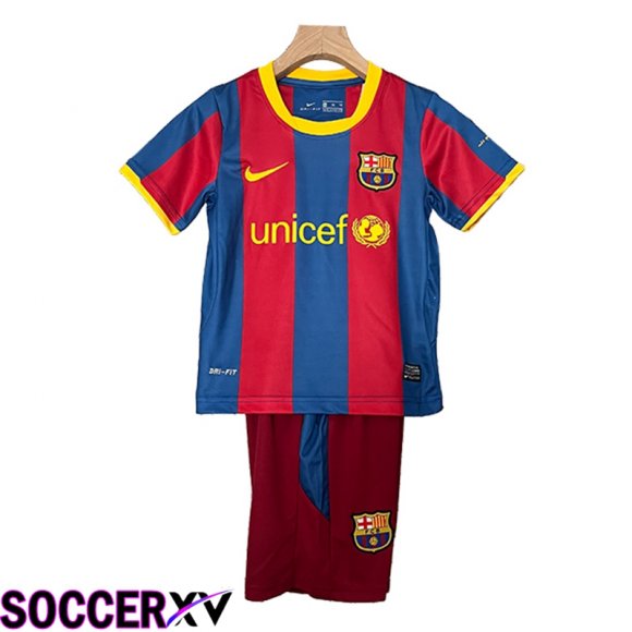 FC Barcelona Retro Kids Soccer Jersey Home 2010/2011