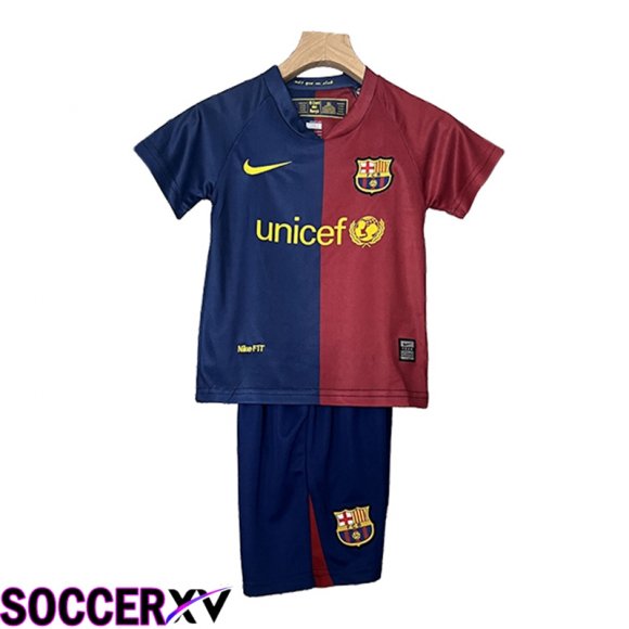 FC Barcelona Retro Kids Soccer Jersey Home 2008/2009