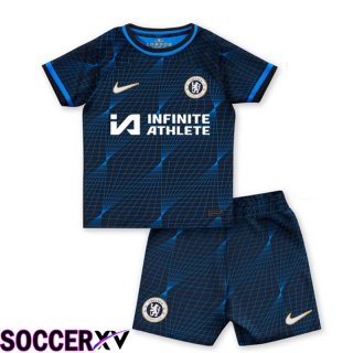 FC Chelsea Kids Soccer Jersey Sponsor Away 2023/2024